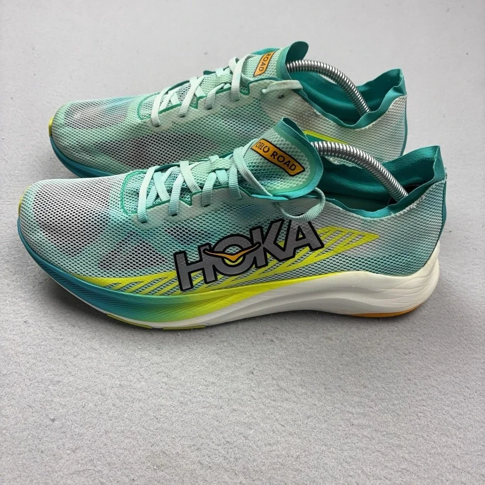Hoka One One Cielo Road Running Shoes Mens Size 11 Green Racing 1143490 WCRM
